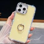 iphone 17 pro Luxury Glitter Ring Bracket Cover Case For iPhone 17/air/pro/max - Image 2