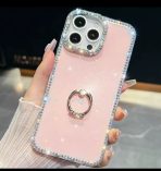iphone 17 pro Luxury Glitter Ring Bracket Cover Case For iPhone 17/air/pro/max - Image 3