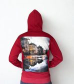 Hoodie back Amsterdam Street Printed - Image 3