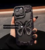 iphone 17 pro max case Luxury Glitter Diamond Butterfly  iPhone 17/air/pro/max - Image 3
